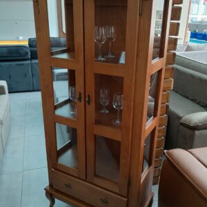 Cristaleira de Madeira