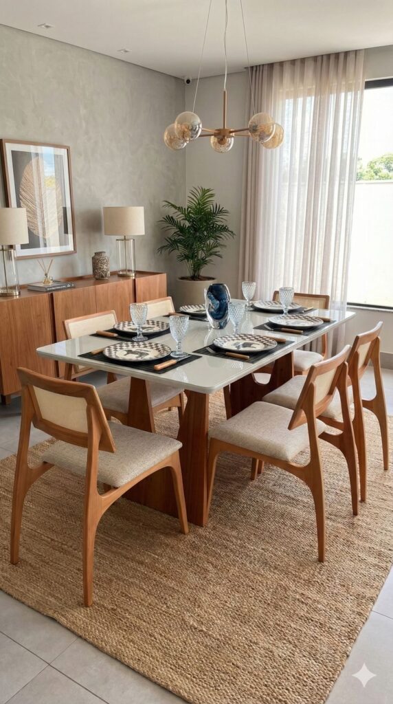 Conjunto Mesa 6 cadeiras