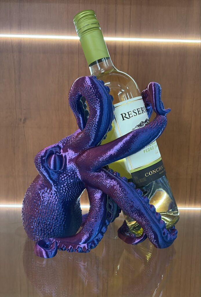 Porta vinho polvo
